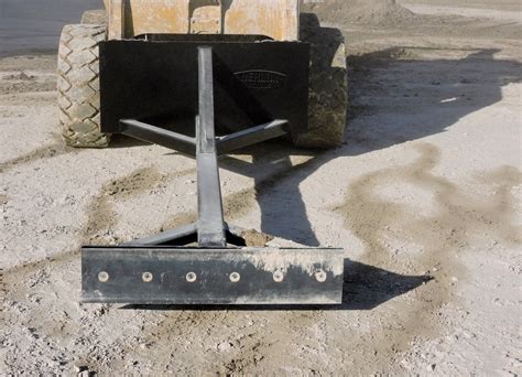 scraper blade for skid steer|forklift scraper attachment.